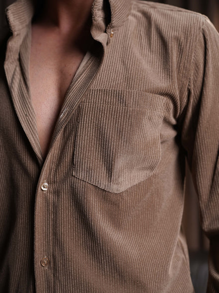 Classic Corduroy Button-Down Shirt