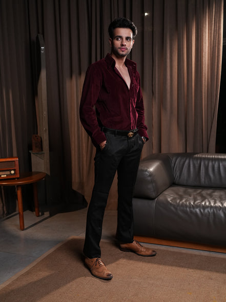 Classic Corduroy Button-Down Shirt