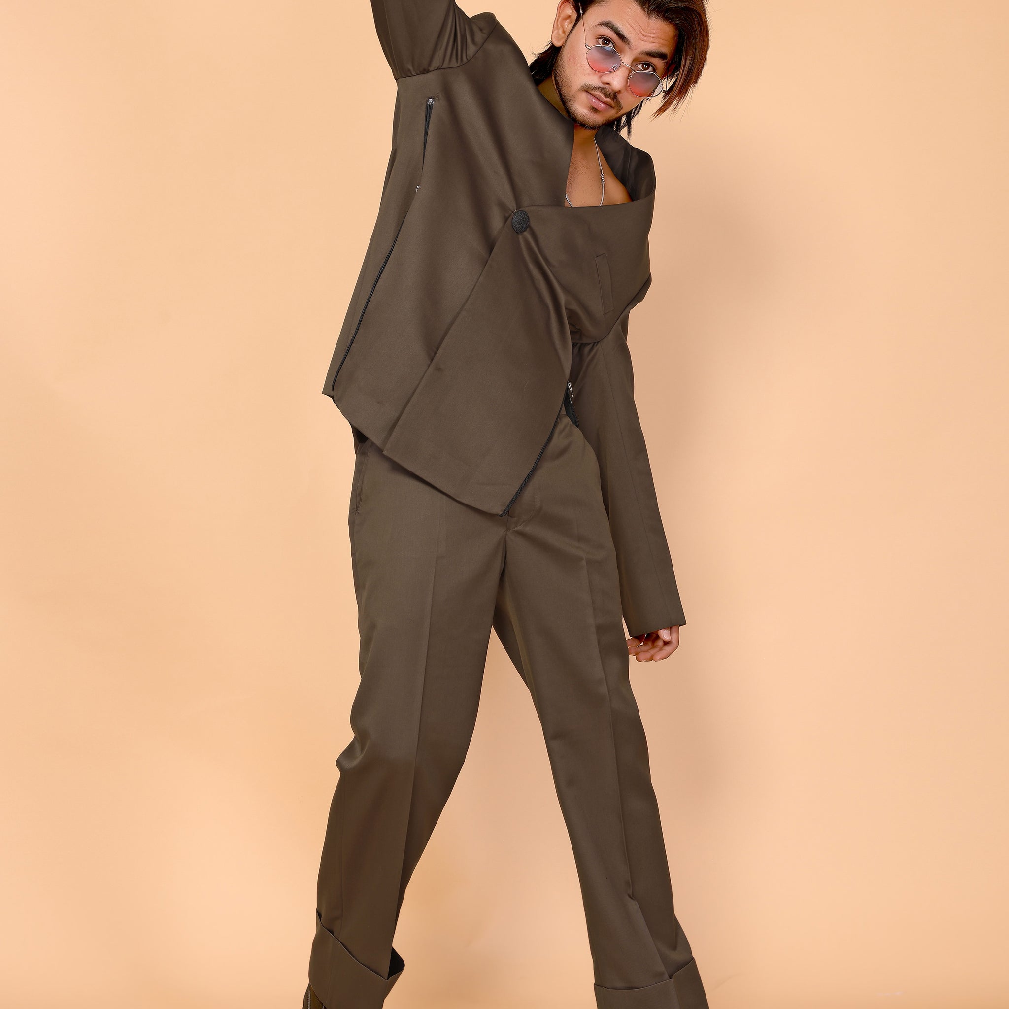 Chocolate Brown Designer Suit for Men: Luxury & Style Combined