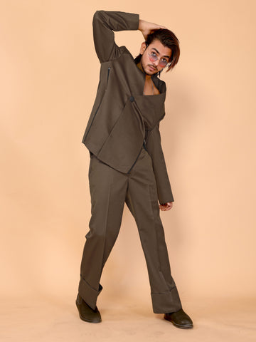Chocolate Brown Designer Suit for Men: Luxury & Style Combined